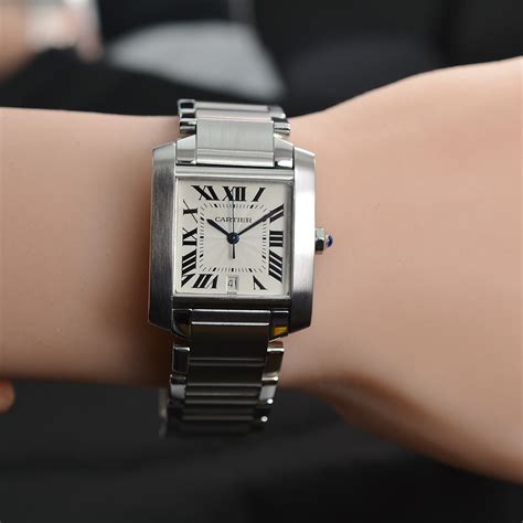 cartier tank watch automatic|cartier tank française watch.